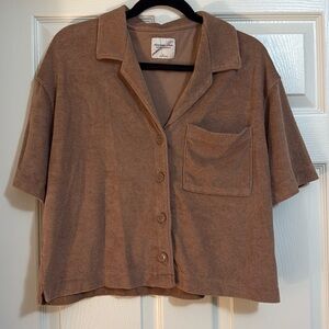 Terry Short Sleeve Top